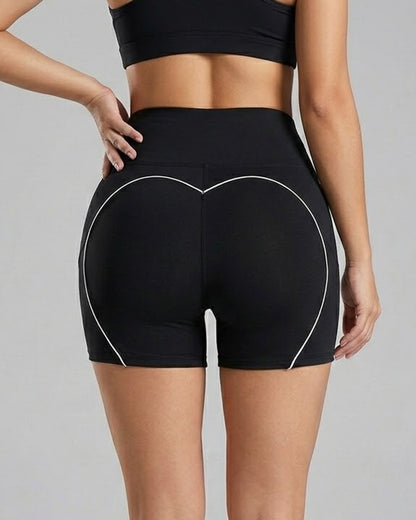 Short Mujer Levanta Cola Con Lineas Blancas Moldeadora Pro - A347