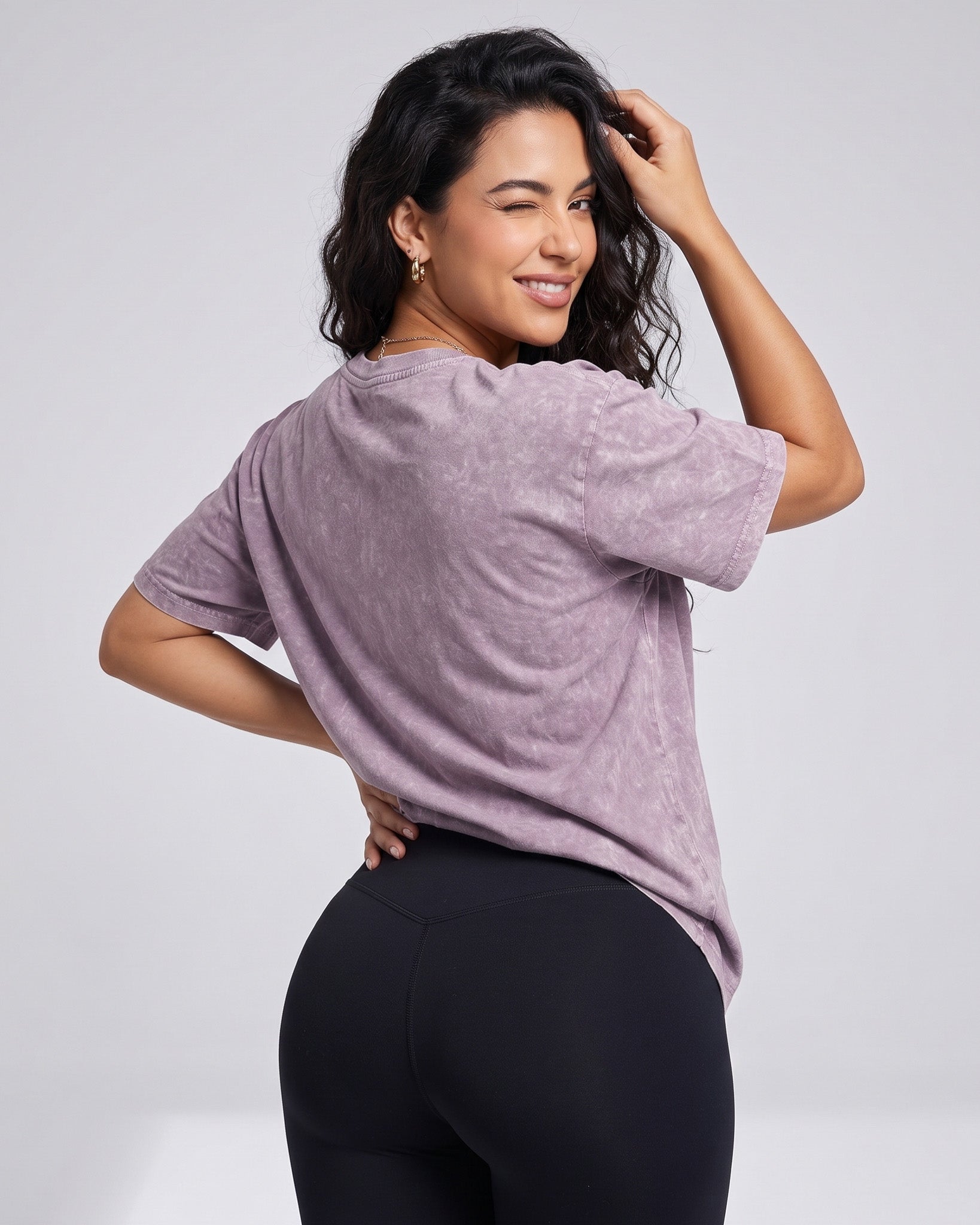 Polera Oversize Gym Time - Look Retro Aesthetic Prelavada - A366