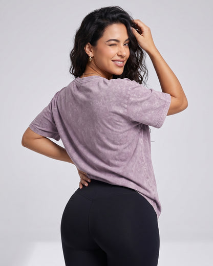 Polera Oversize Gym Time - Look Retro Aesthetic Prelavada - A366