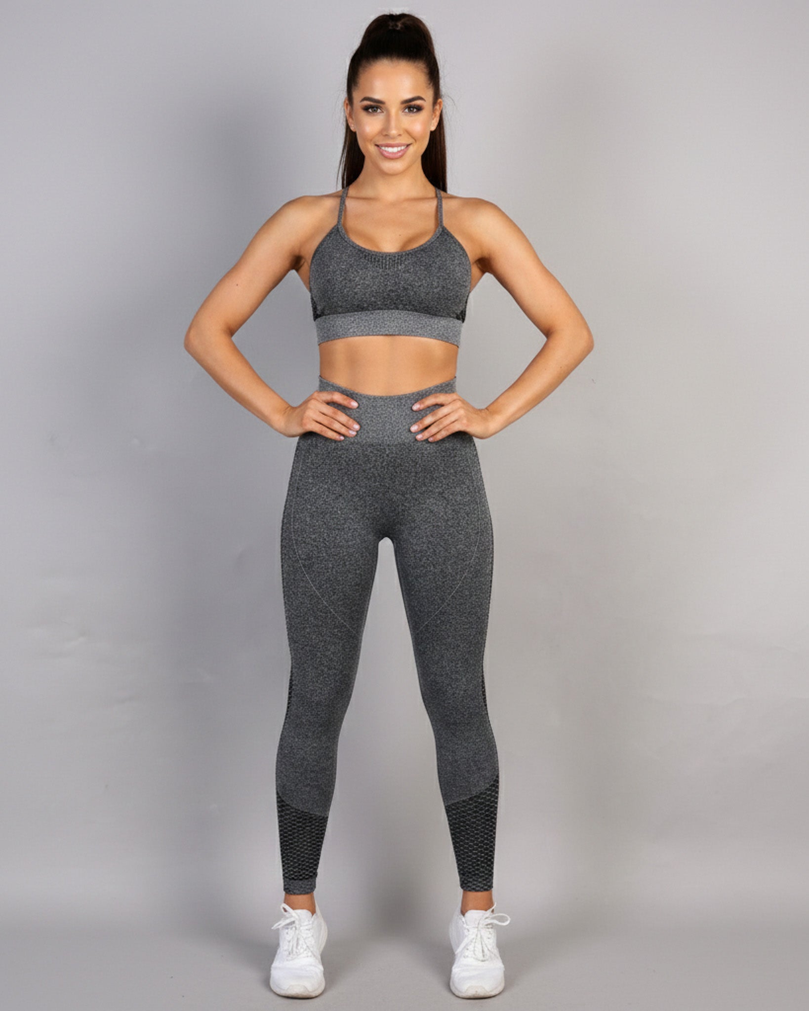 Conjunto Deportivo For Dama Peto y Calza con Push Up - Y820