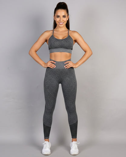 Conjunto Deportivo For Dama Peto y Calza con Push Up - Y820