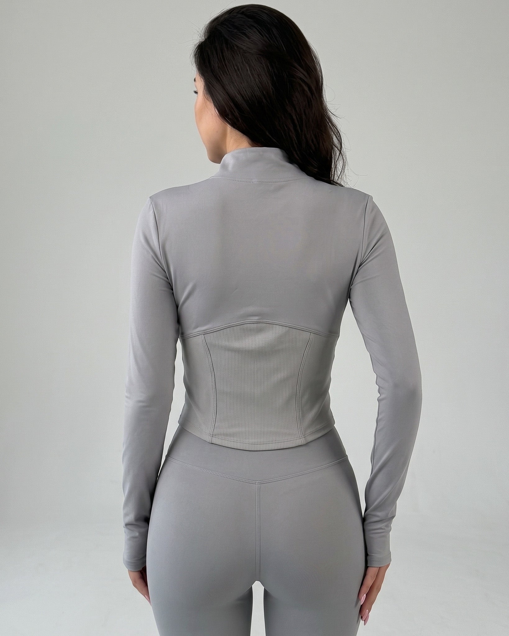 Chaqueta Deportiva Slim Fit Con Cierre Para Mujer Gym - JYT050