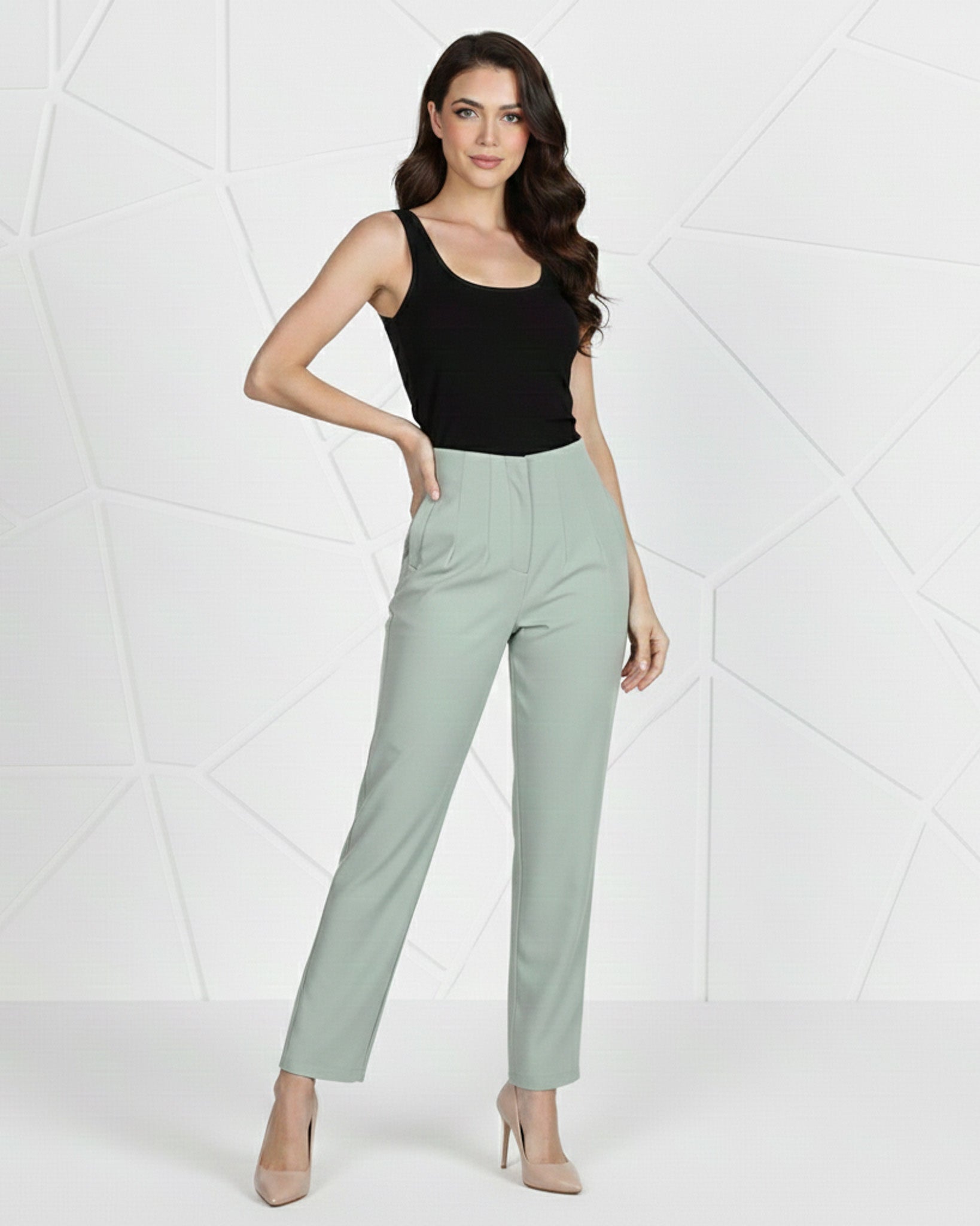 Pantalon Palazzo Mujer de Vestir Formal - Casual