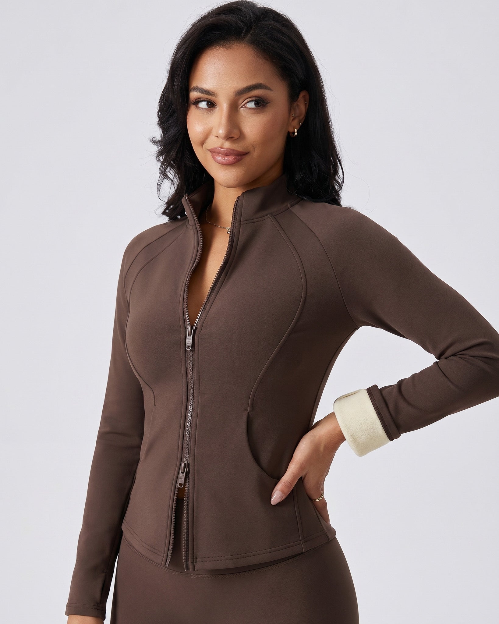 Chaqueta Chiporro Térmica Entallada Modeladora con Pasadedo - JYT045