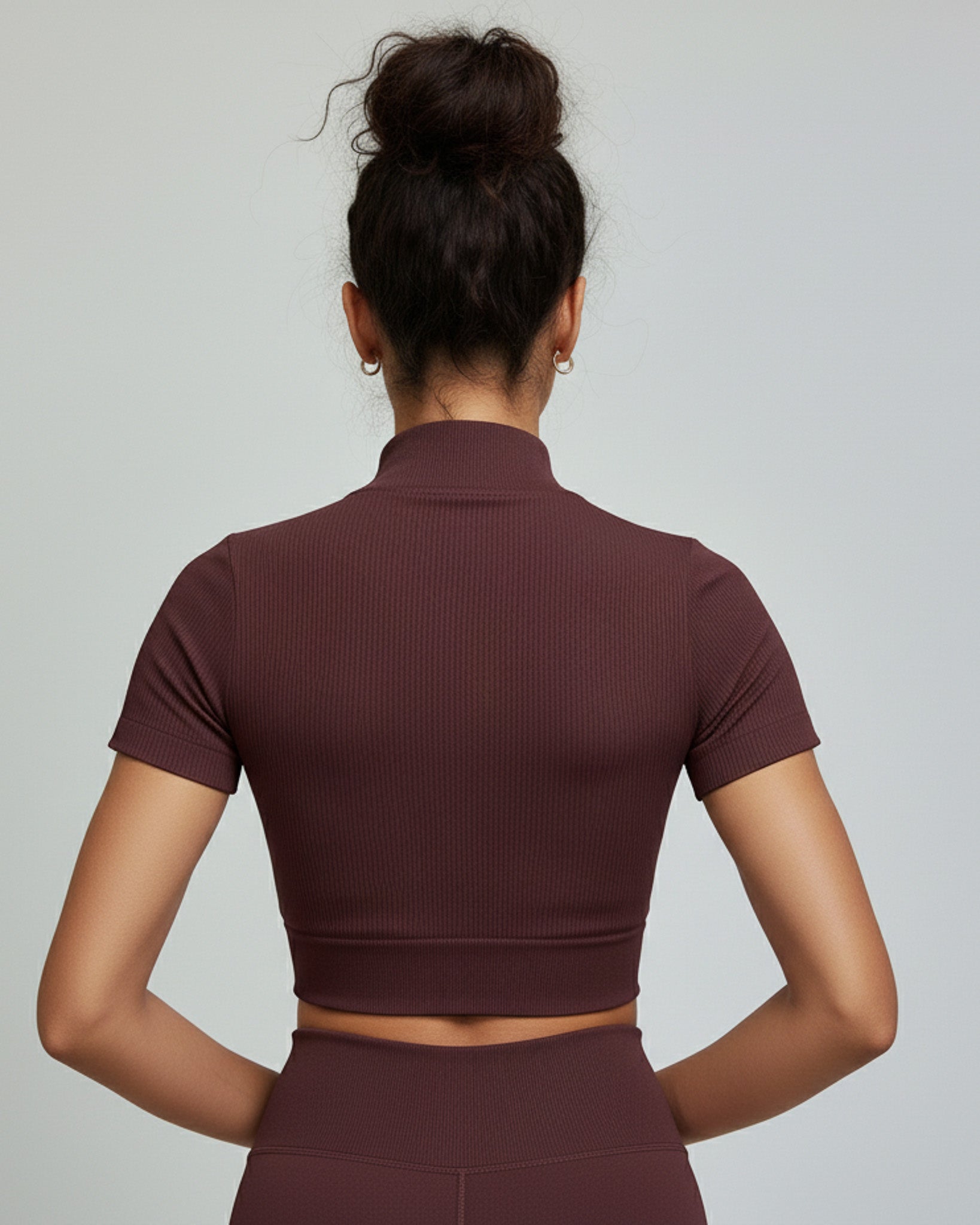 Peto Deportivo Mujer con Cuello Mao y Cierre - YJ265