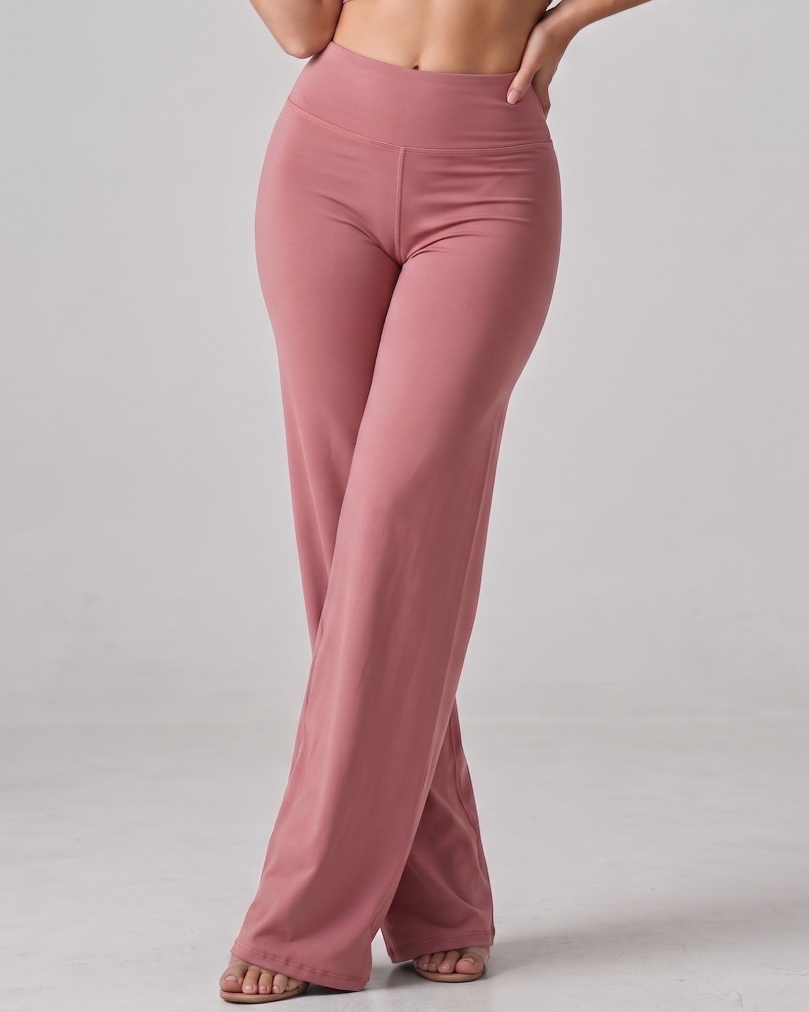 Pantalon Palazzo Baggy Mujer Tiro Alto Calidad Pro -A344