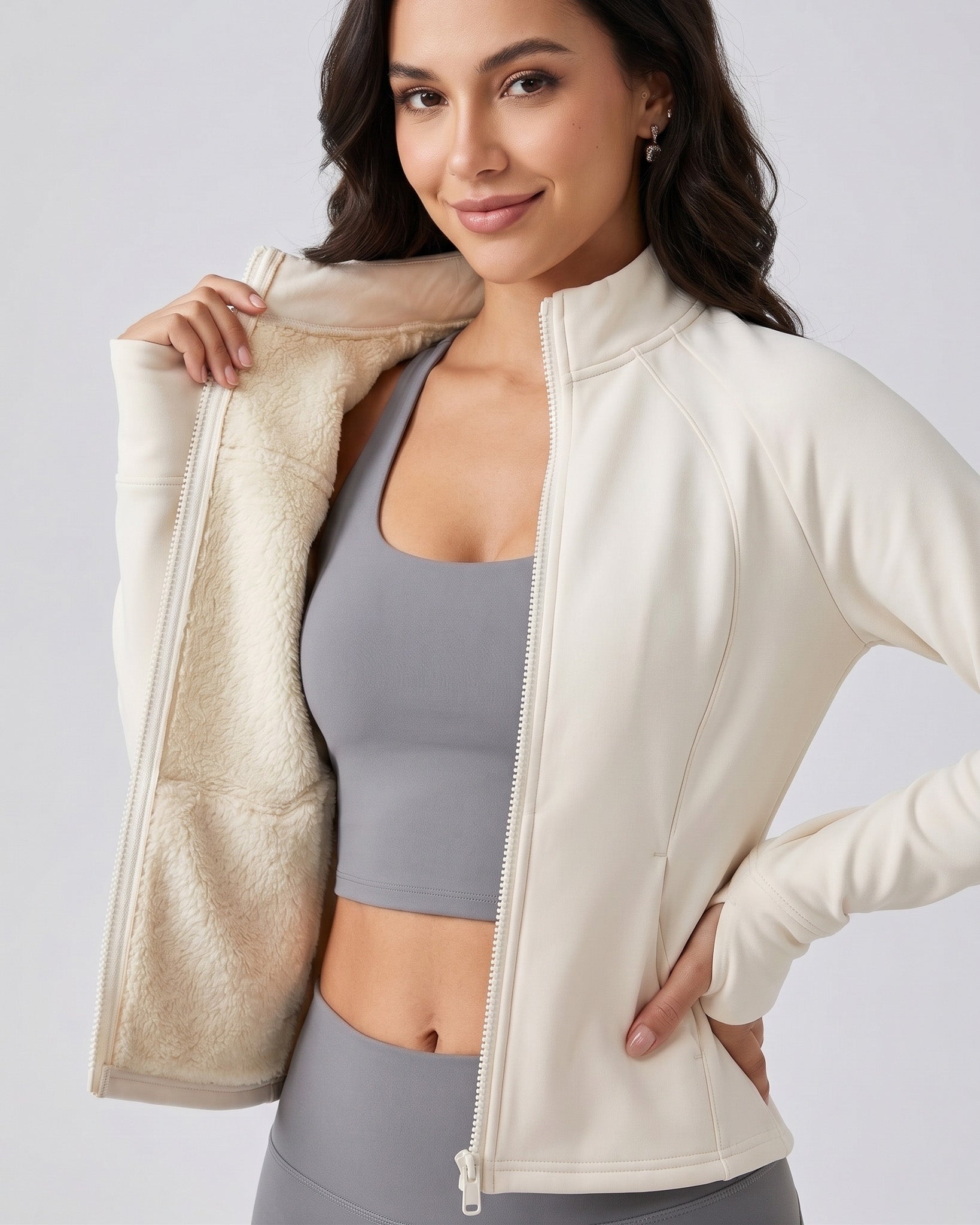 Chaqueta Chiporro Térmica Entallada Modeladora con Pasadedo - JYT045
