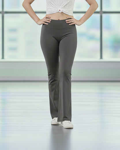 Calza Deportiva Mujer Flare Tiro Alto Elasticada Fitness - JC527034