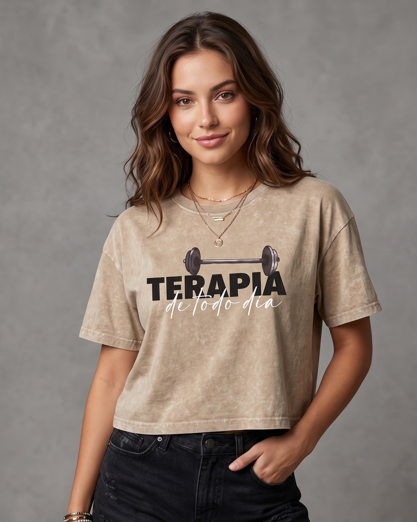 Polera Mujer Terapia - Prelavada Soft Training Comfort - A365