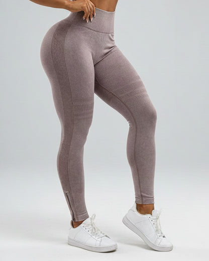 Calza Deportiva con Push Up Moldeadora y Cierre en el Tobillo - YJ301