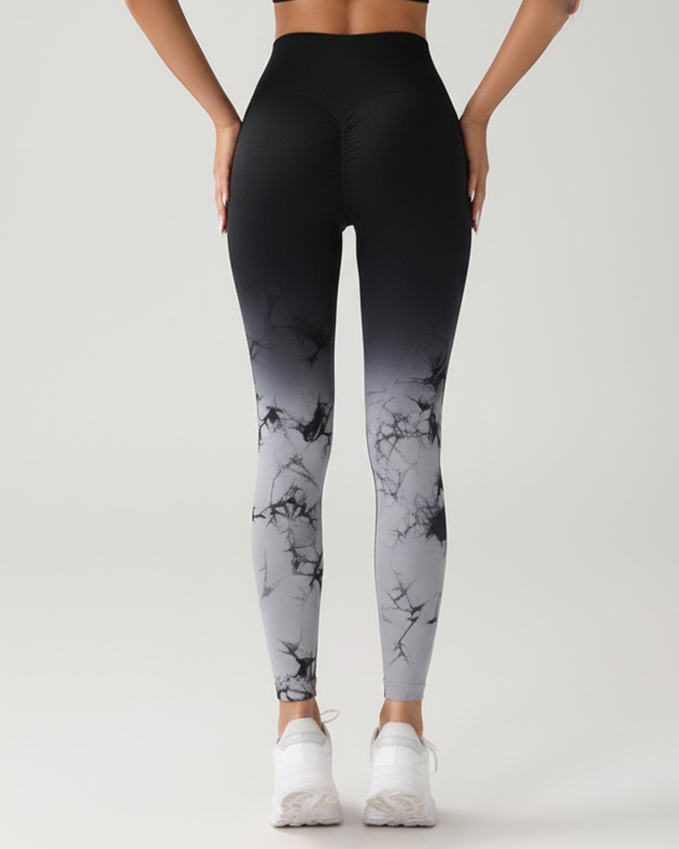 Leggings De Yoga Sin Costuras Con Estampado - Nk010