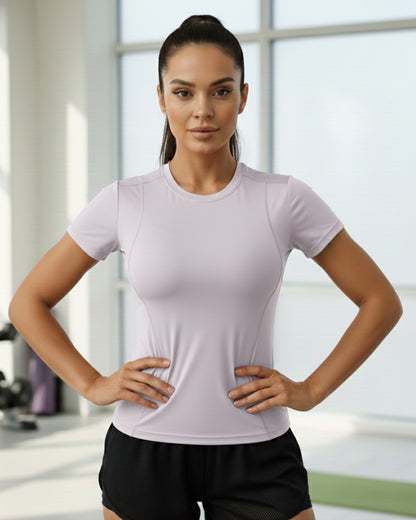 Polera Deportiva Mujer Manga Corta Elasticado - JYT012