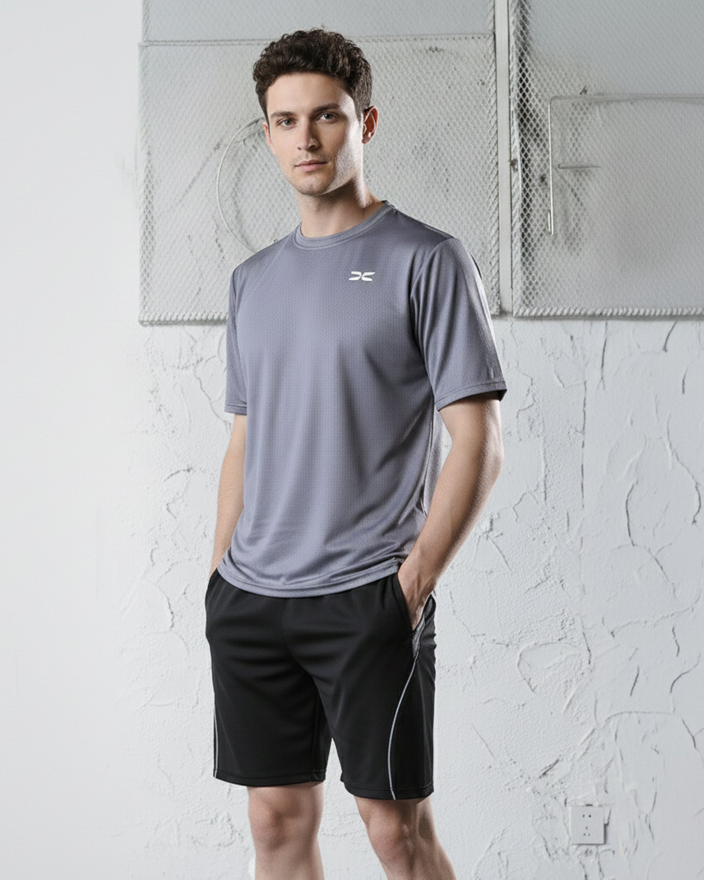 Conjunto Deportivo Para Hombre Short y Polera Dry Fit  - JYT410