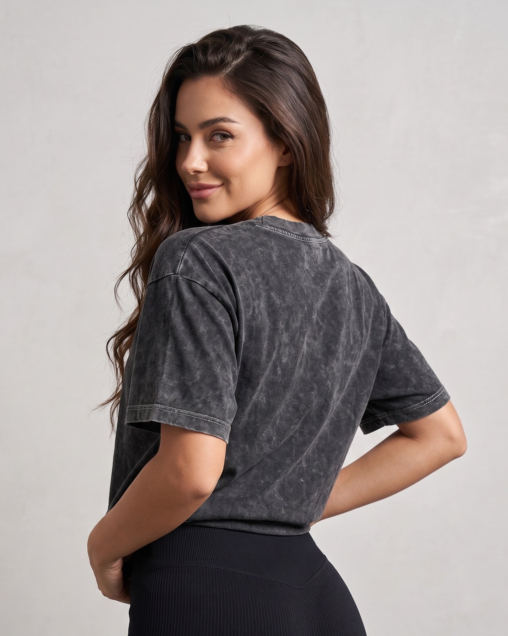 Polera Mujer Corazón Retro Gym - Ultra Suave Training - A365