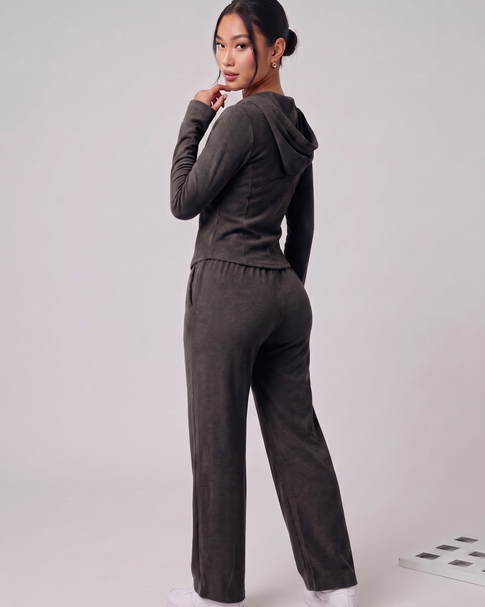 Set 2 Piezas Premium Invierno Palazzo y Gorro Mujer Viral - ZL043