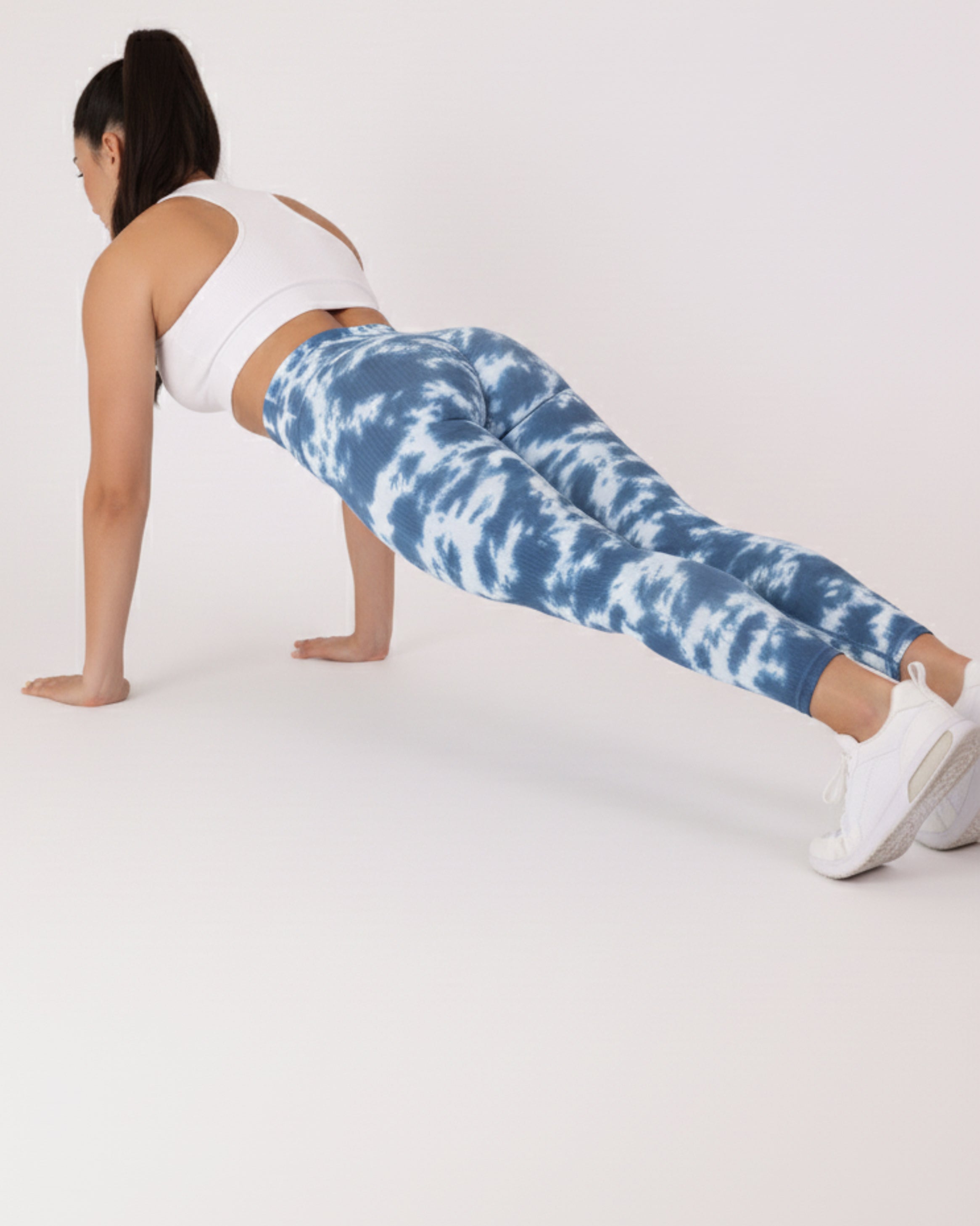 Calza Deportiva Mujer Push up Manchas Vaquit - BX107