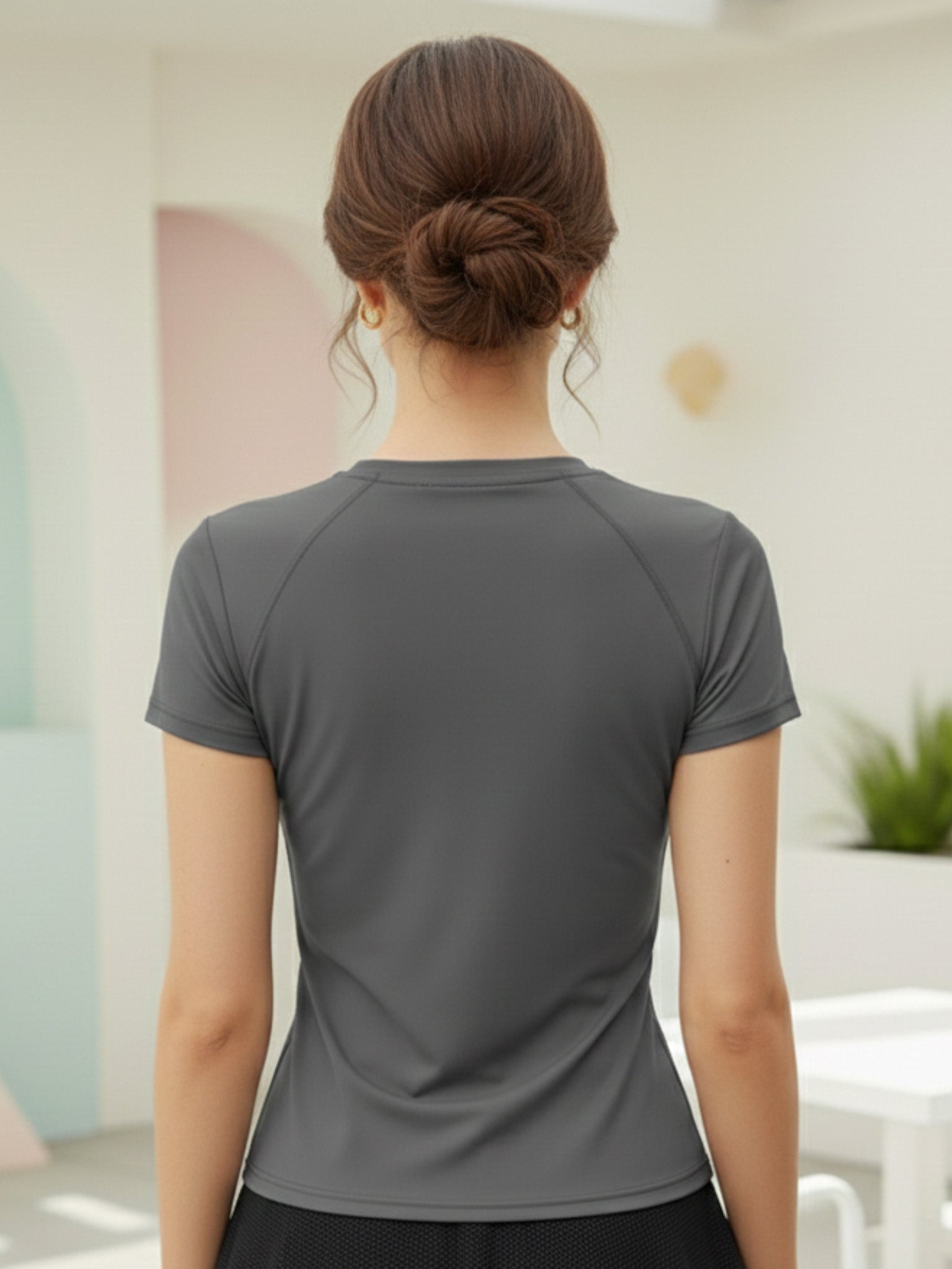 Polera Deportiva Mujer Manga Corta Elasticado - JYT012