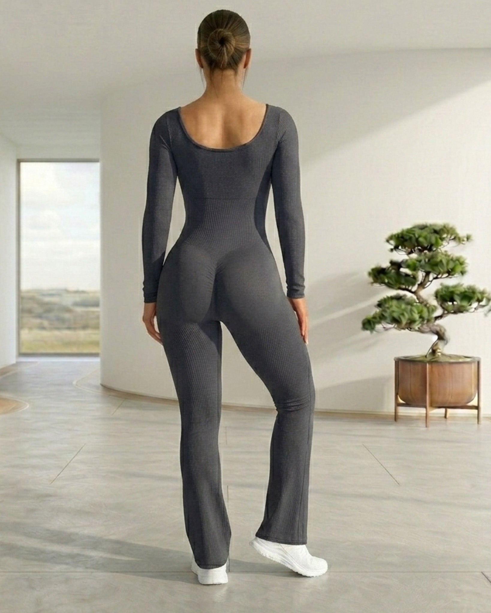 Enterizo Deportivo For Mujer Flare con Push Up Seductor - YJ308