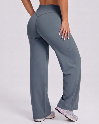 Pantalon Palazzo Baggy Mujer Tiro Alto Calidad Pro -A344