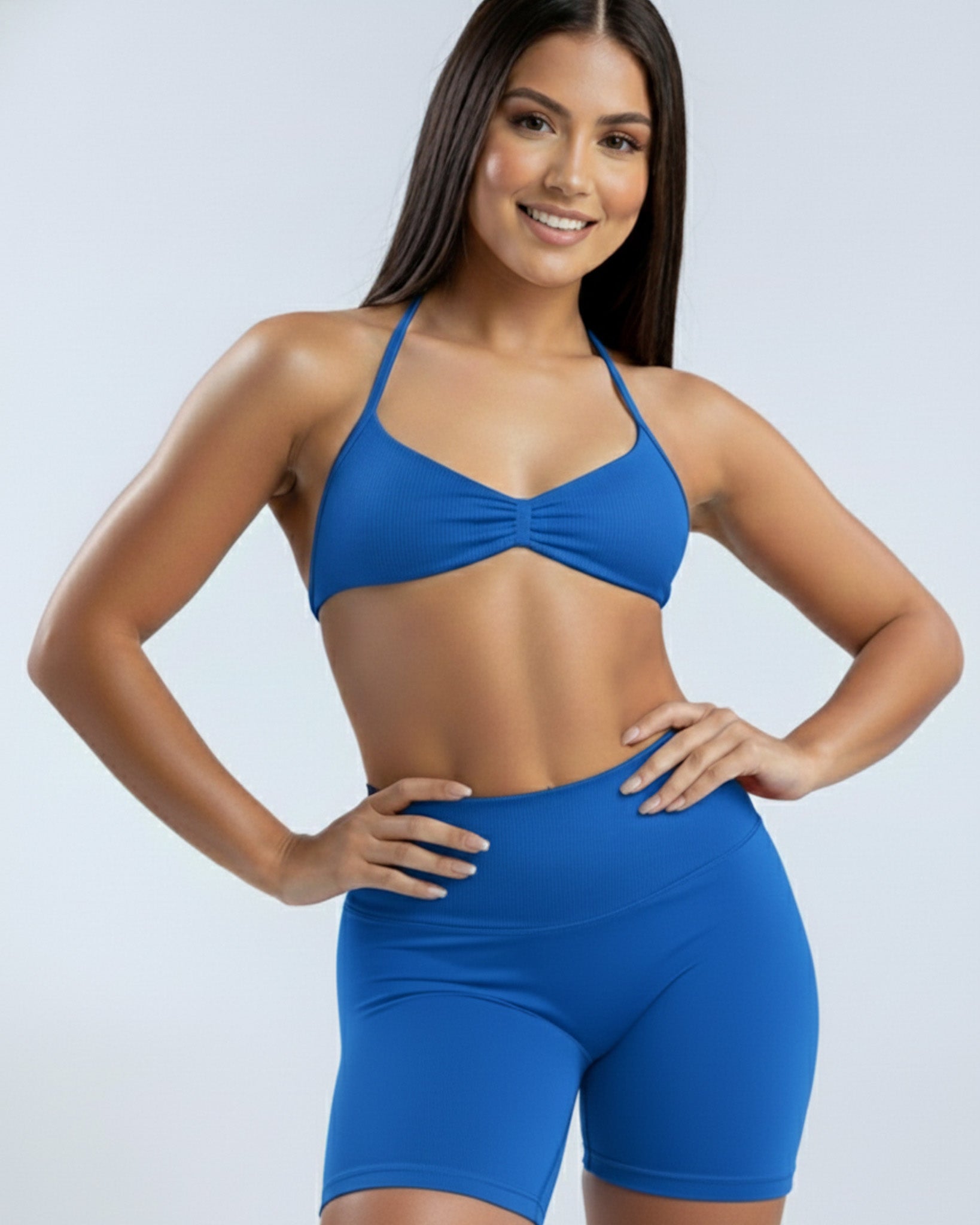 Conjunto Deportivo de 2 piezas Peto y Short con Push Up - YJ287