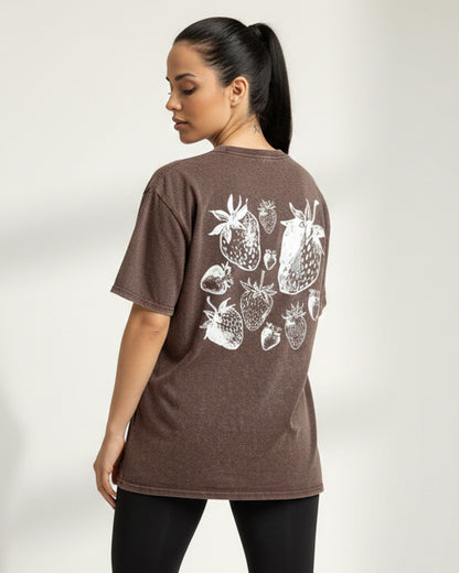 Polera Oversize para Dama Pre Lavado Manga Corta - ZM2527