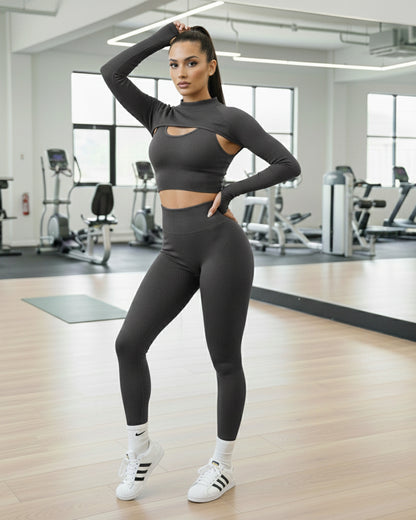 Conjunto Deportivo Mujer / 3 Piezas - Calidad 100% Premium - YJ216