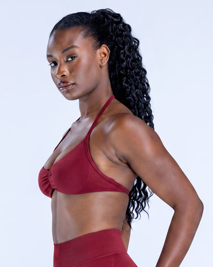 Top Sujetador Deportivo Halter Mujer con Espalda Descubierta - YJ332