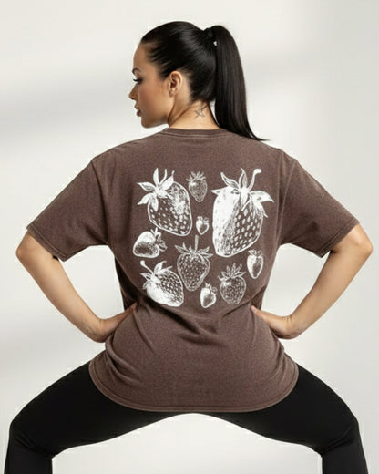 Polera Oversize para Dama Pre Lavado Manga Corta - ZM2527