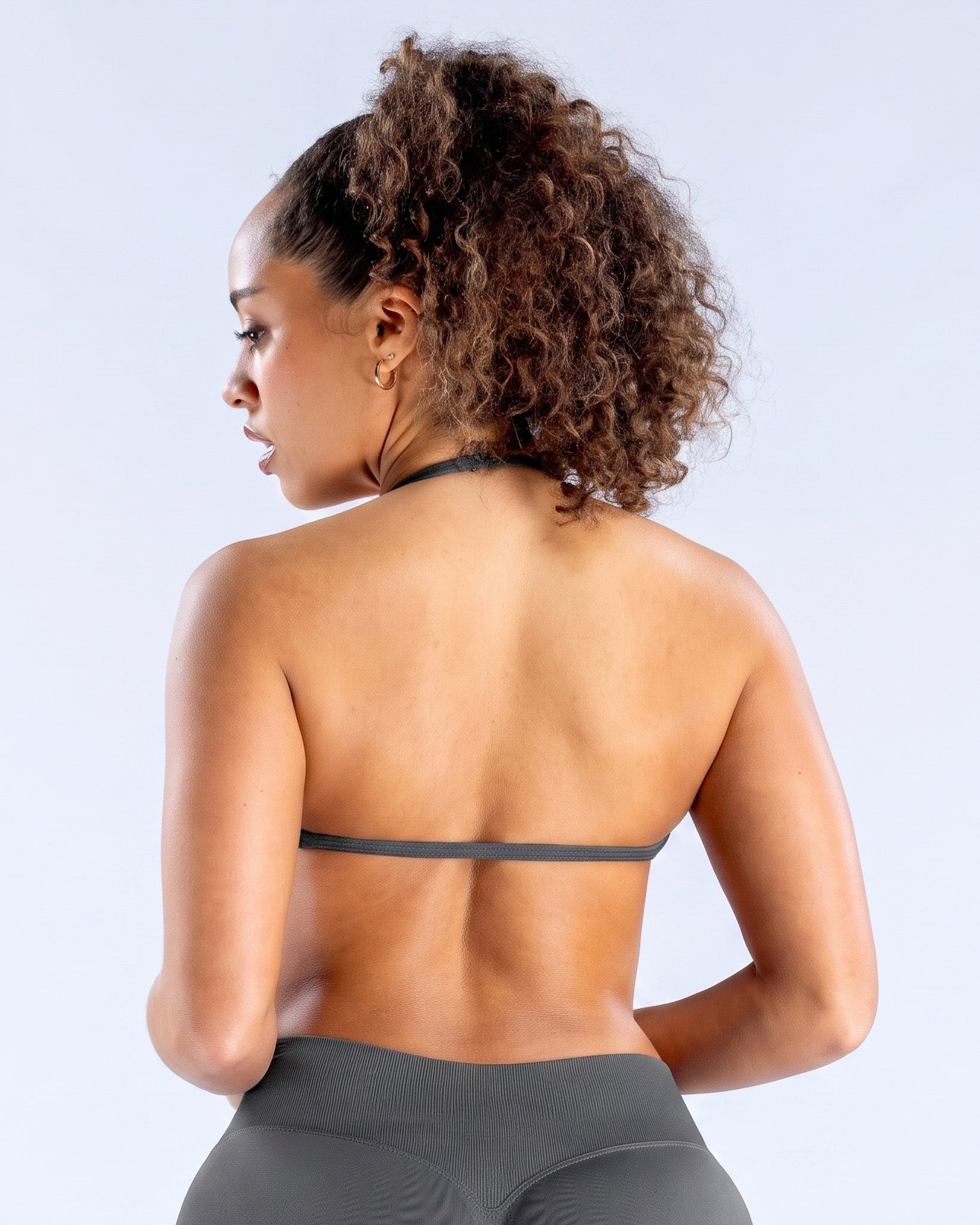 Top Sujetador Deportivo Halter Mujer con Espalda Descubierta - YJ332