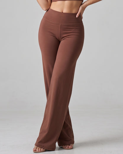 Pantalon Palazzo Baggy Mujer Tiro Alto Calidad Pro -A344