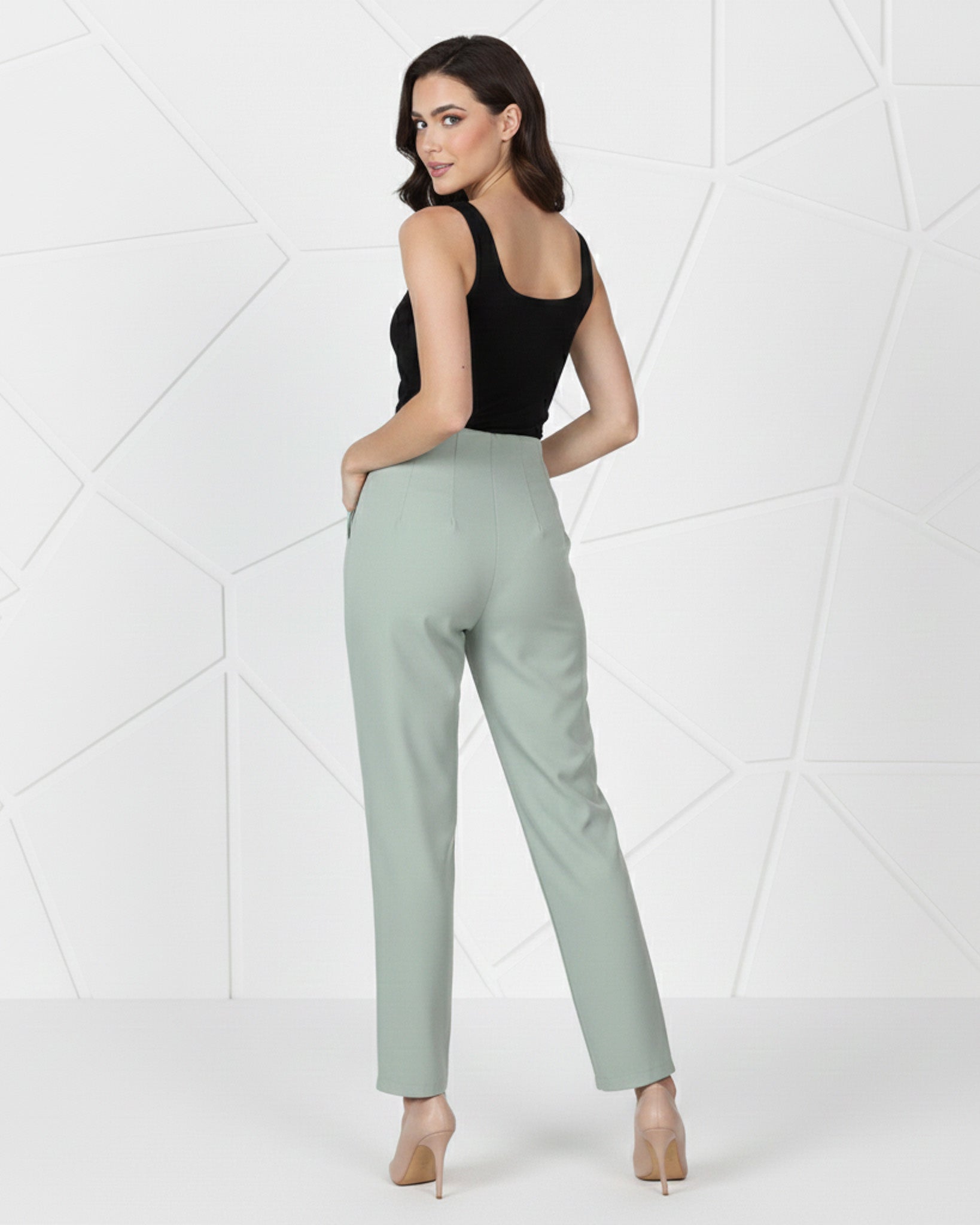 Pantalon Palazzo Mujer de Vestir Formal - Casual