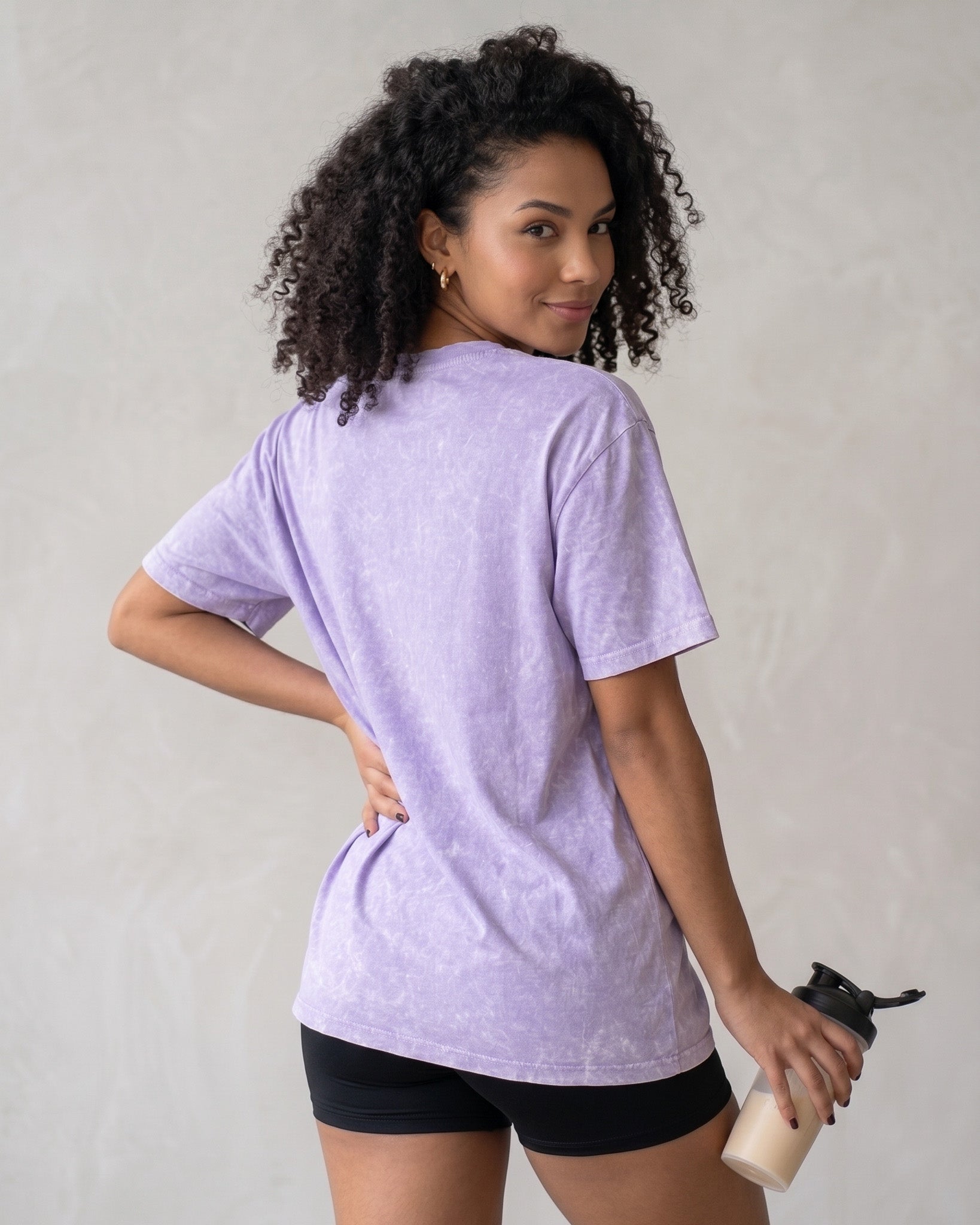 Polera Oversize Capybara - Vintage Gym Look Prelavada - A366