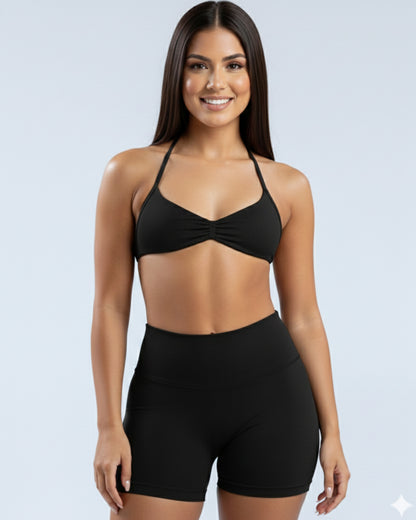 Conjunto Deportivo de 2 piezas Peto y Short con Push Up - YJ287