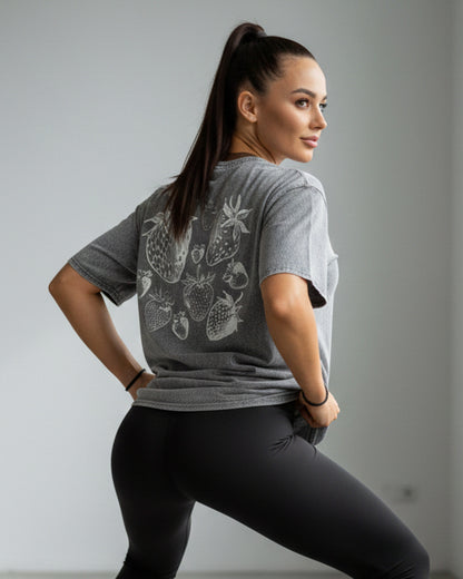 Polera Oversize para Dama Pre Lavado Manga Corta - ZM2527