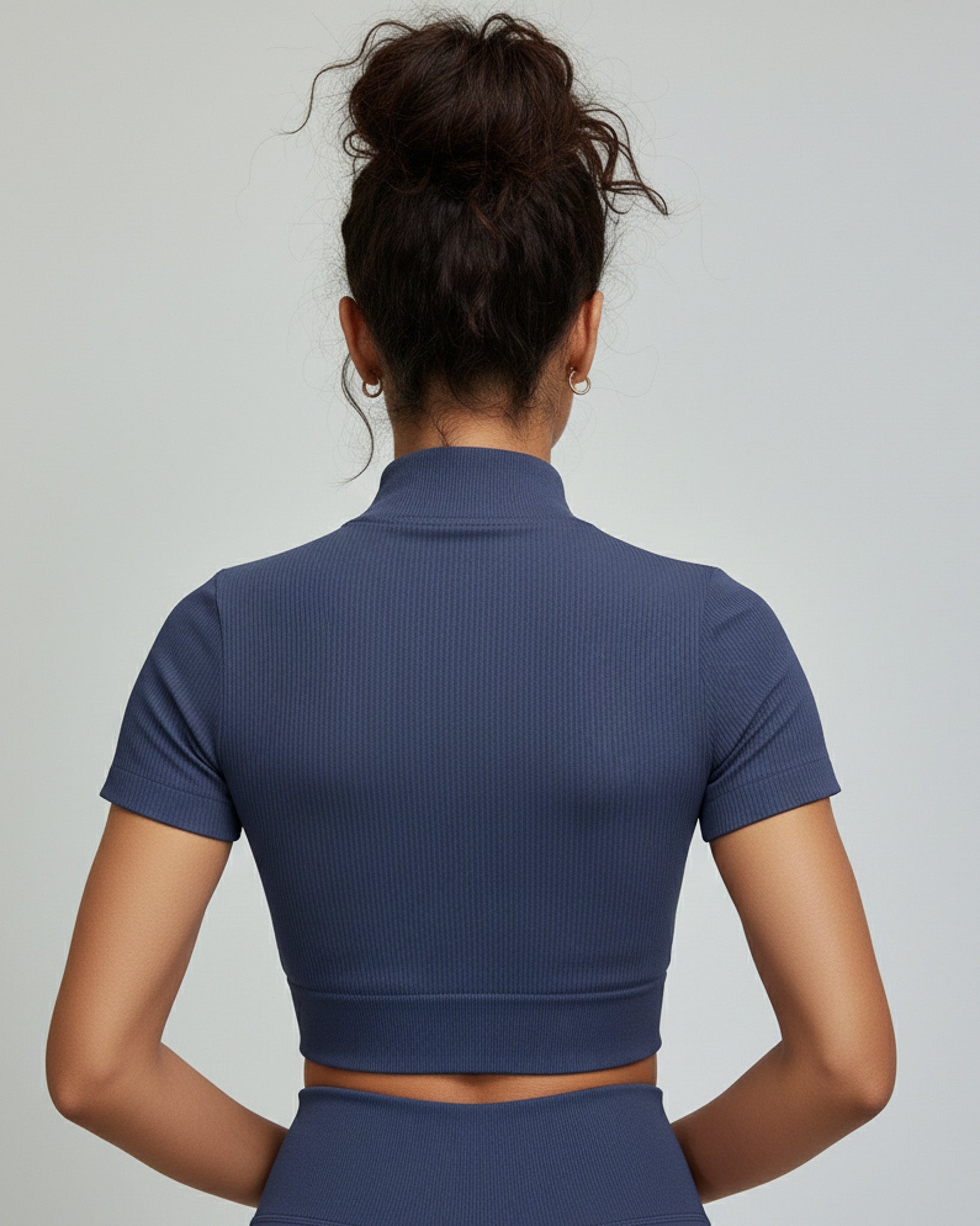 Peto Deportivo Mujer con Cuello Mao y Cierre - YJ265