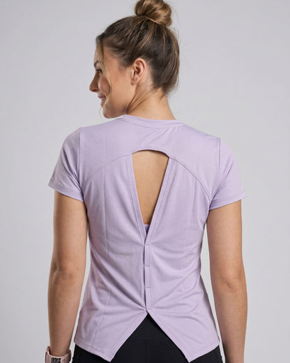 Polera Elite Sport - Espalda Abierta y Tela Efecto Seco - A362