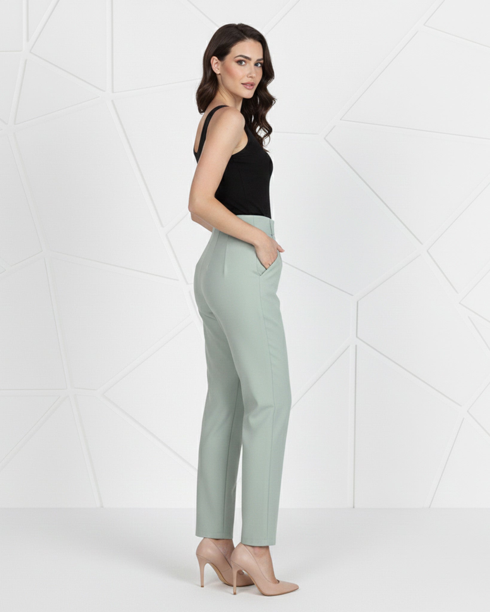 Pantalon Palazzo Mujer de Vestir Formal - Casual
