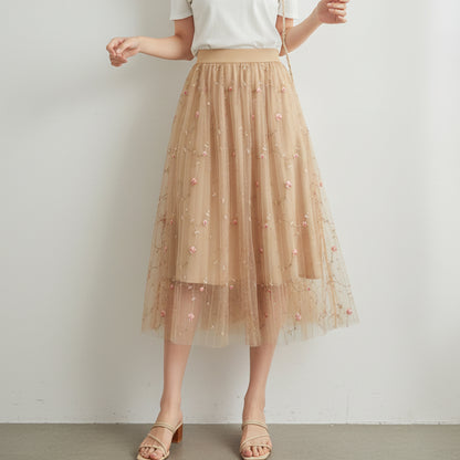 Maxifalda Diseño Plumas Para Mujer Tendencia 2022