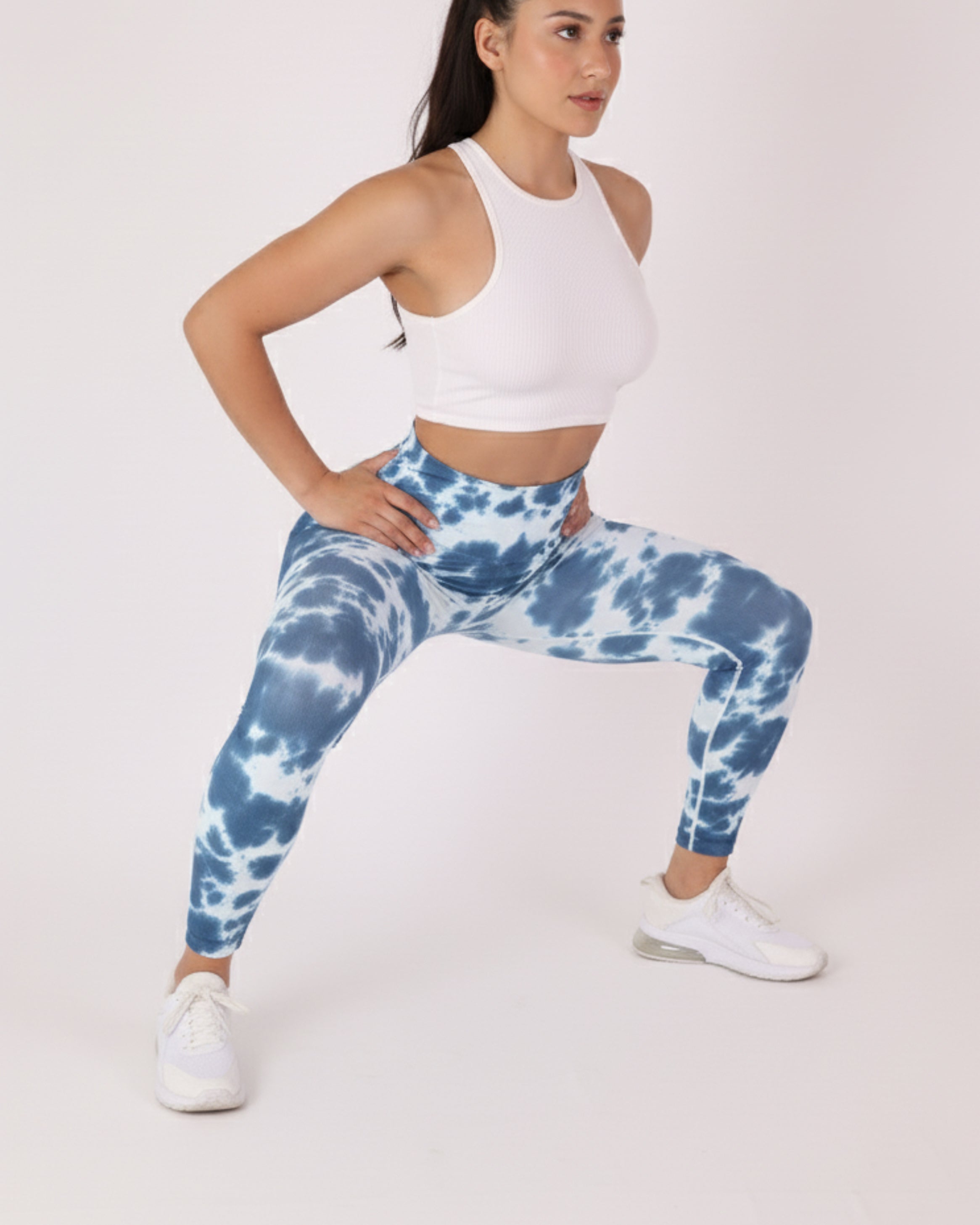 Calza Deportiva Mujer Push up Manchas Vaquit - BX107