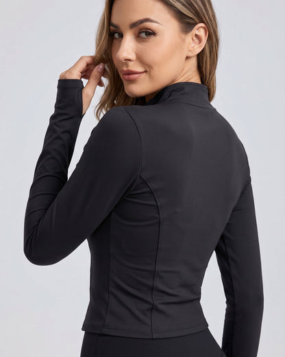 Chaqueta Polar Deportiva Térmica Modeladora Pasadedo Mujer - JYT046