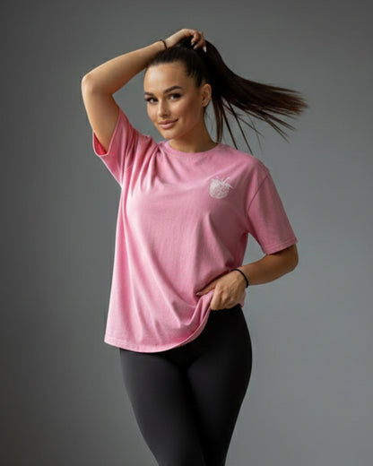 Polera Oversize para Dama Pre Lavado Manga Corta - ZM2527