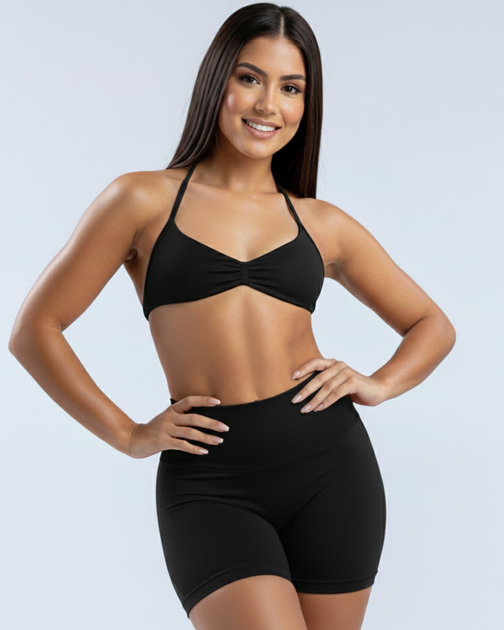 Conjunto Deportivo de 2 piezas Peto y Short con Push Up - YJ287