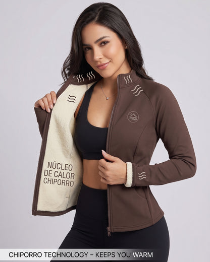 Chaqueta Chiporro Térmica Entallada Modeladora con Pasadedo - JYT045