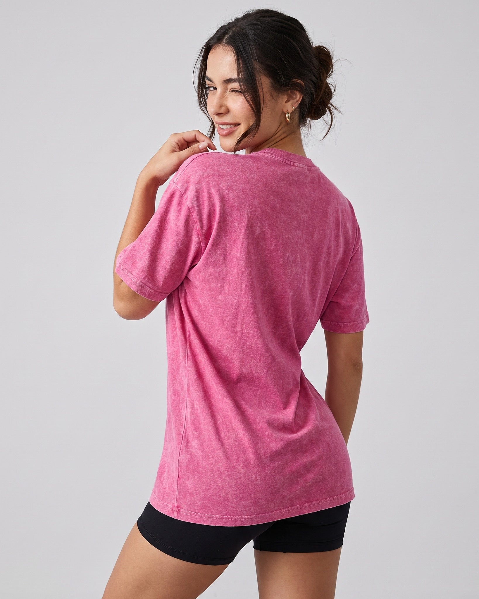 Polera Oversize Mujer Rabbit - Retro Gym Prelavada Premium - A366