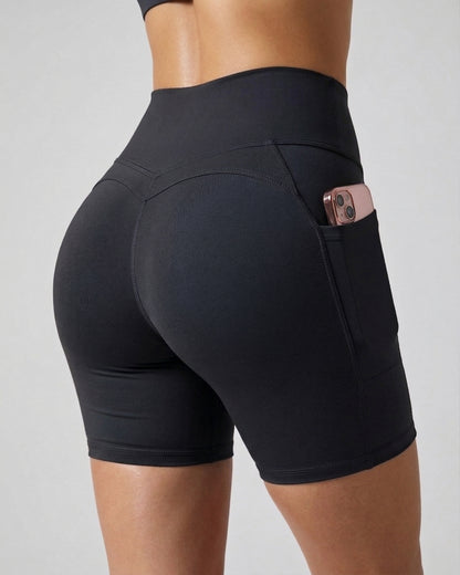 Short Levanta Glúteos Suplex - Tiro Alto y Bolsillo Lateral - A350