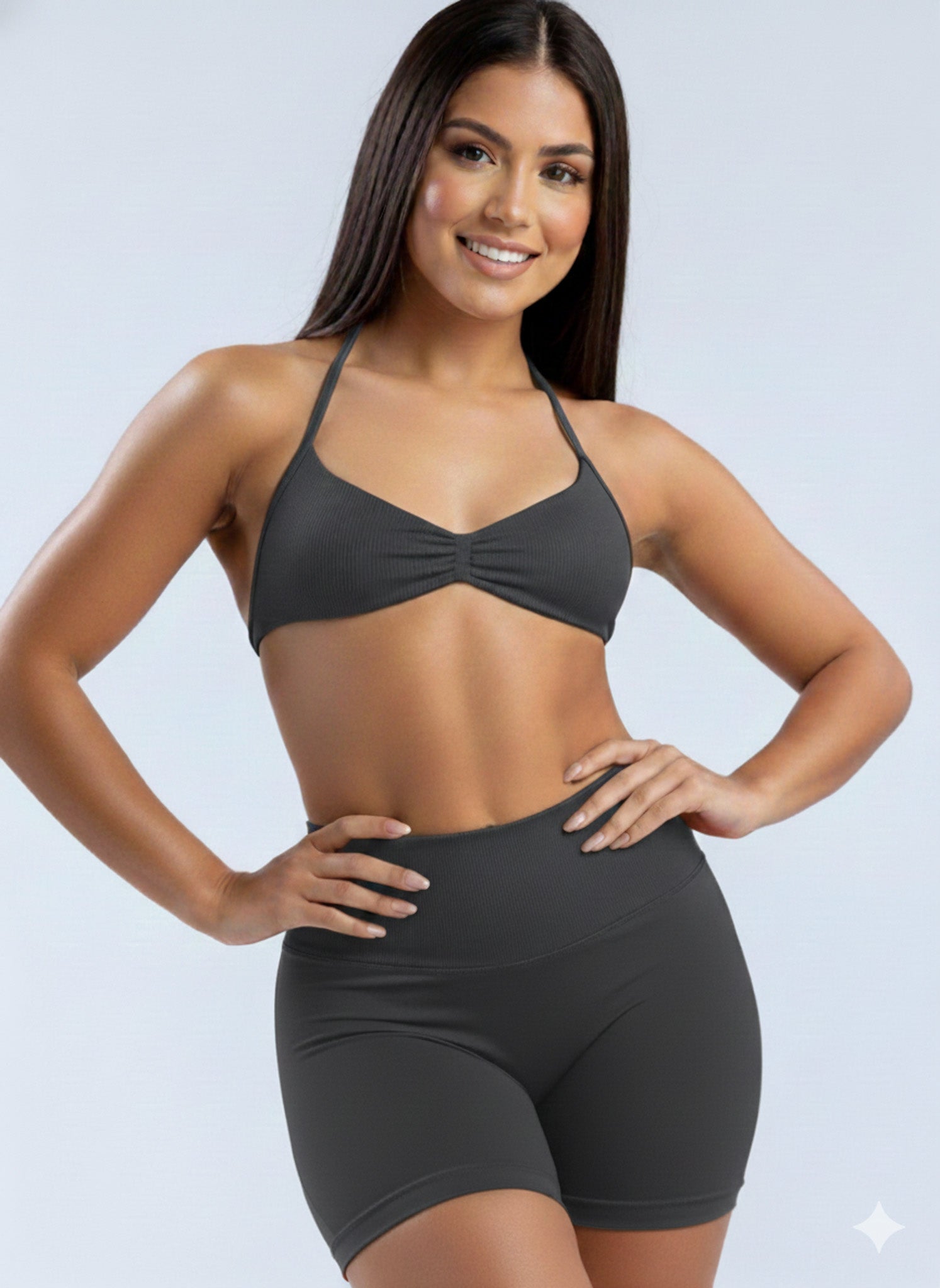 Conjunto Deportivo de 2 piezas Peto y Short con Push Up - YJ287