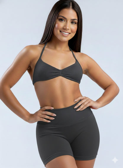 Conjunto Deportivo de 2 piezas Peto y Short con Push Up - YJ287