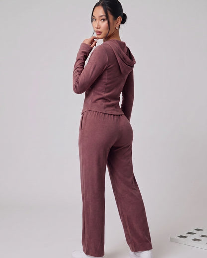 Set 2 Piezas Premium Invierno Palazzo y Gorro Mujer Viral - ZL043
