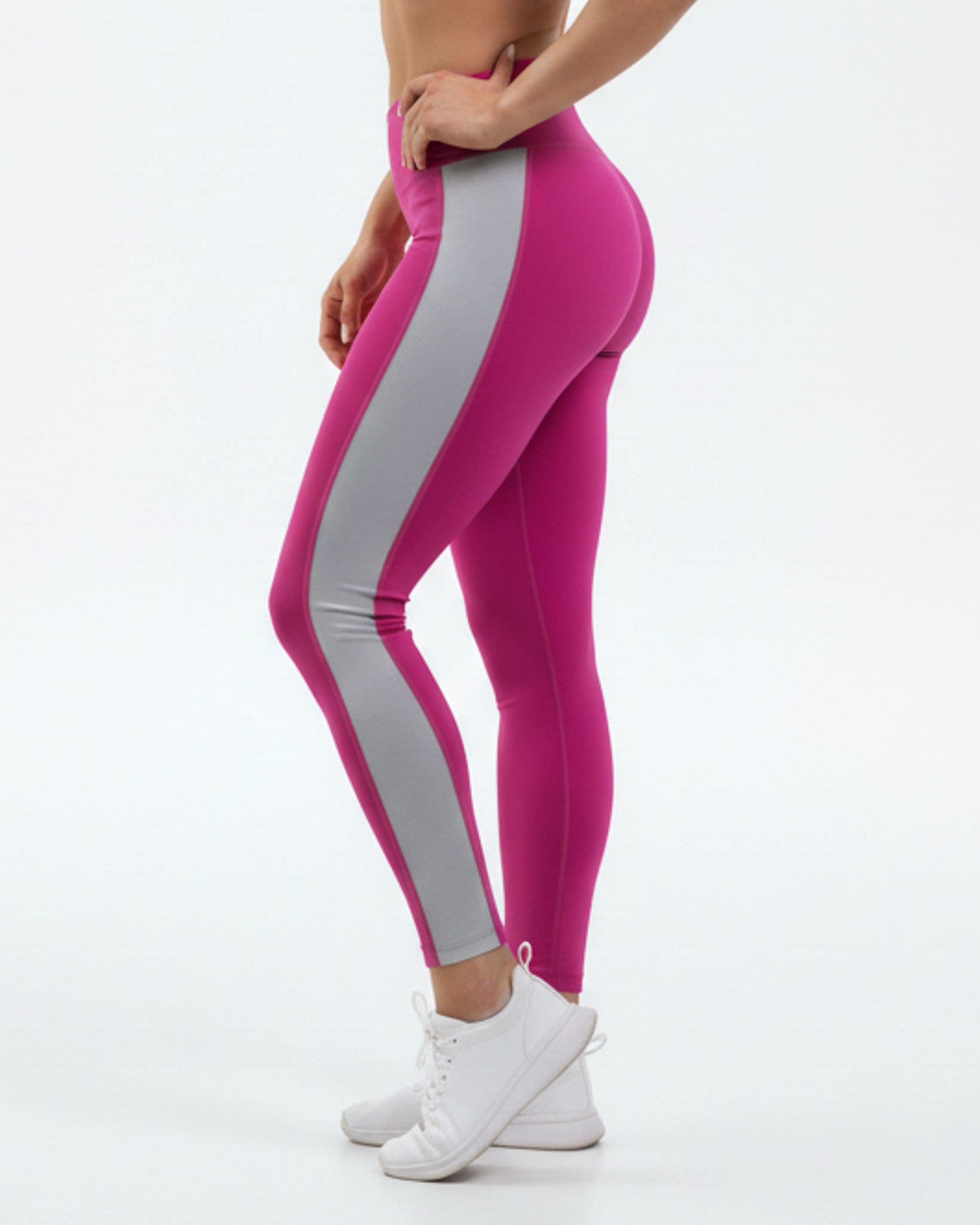 Calza Algodón Nacional con Franja Alta calidad