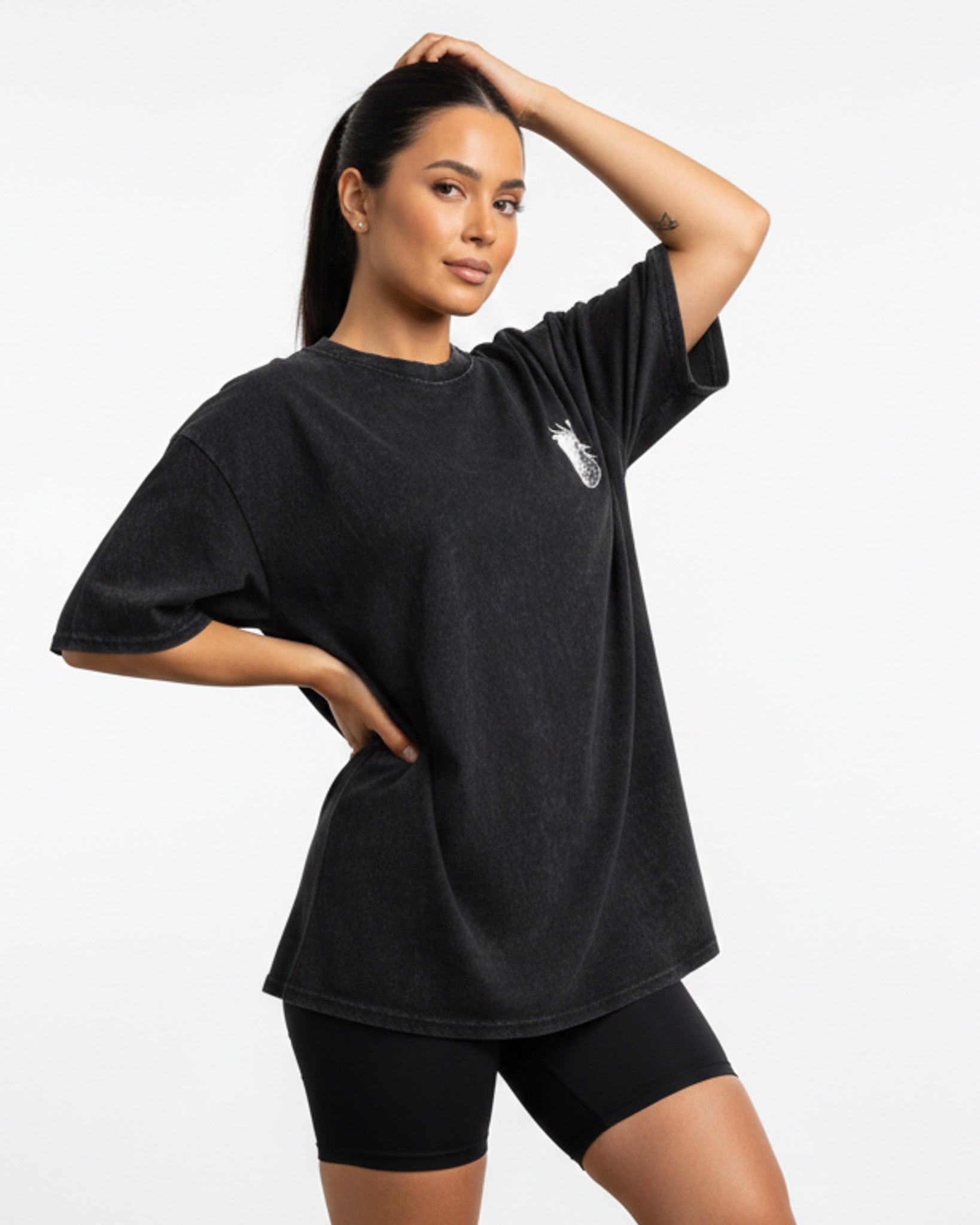 Polera Oversize para Dama Pre Lavado Manga Corta - ZM2527